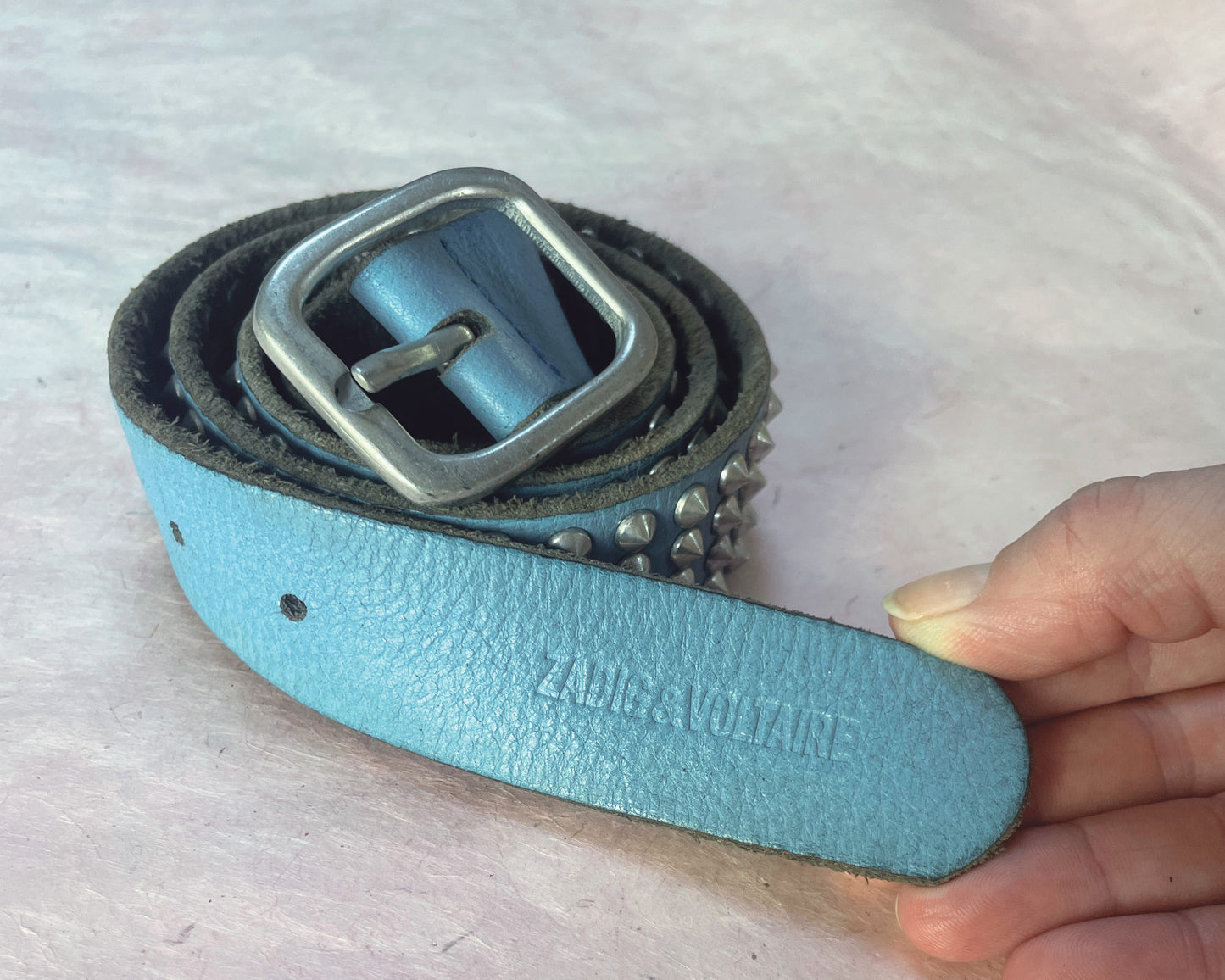 Ceinture cloutée Zazig et Voltaire
