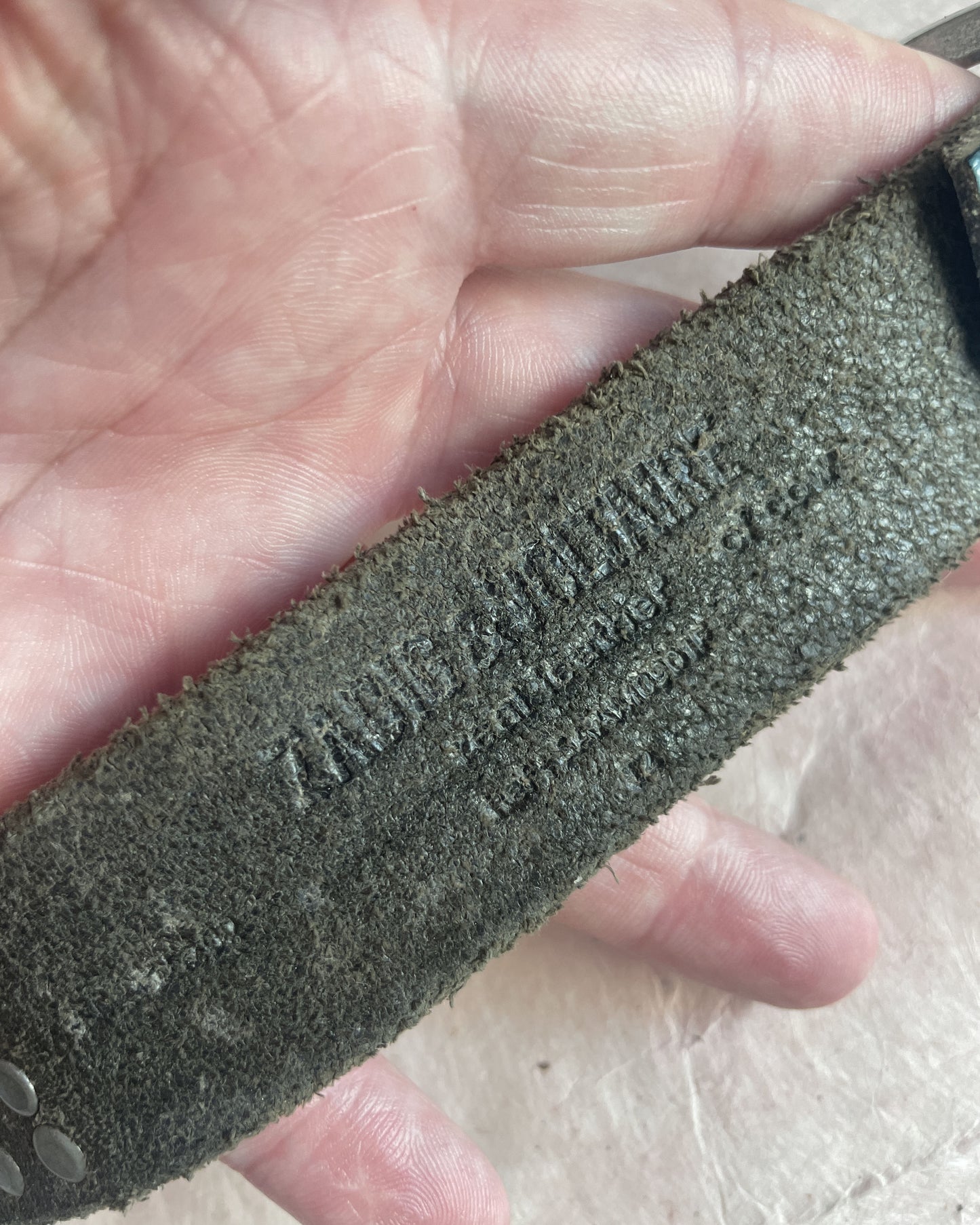 Ceinture cloutée Zazig et Voltaire