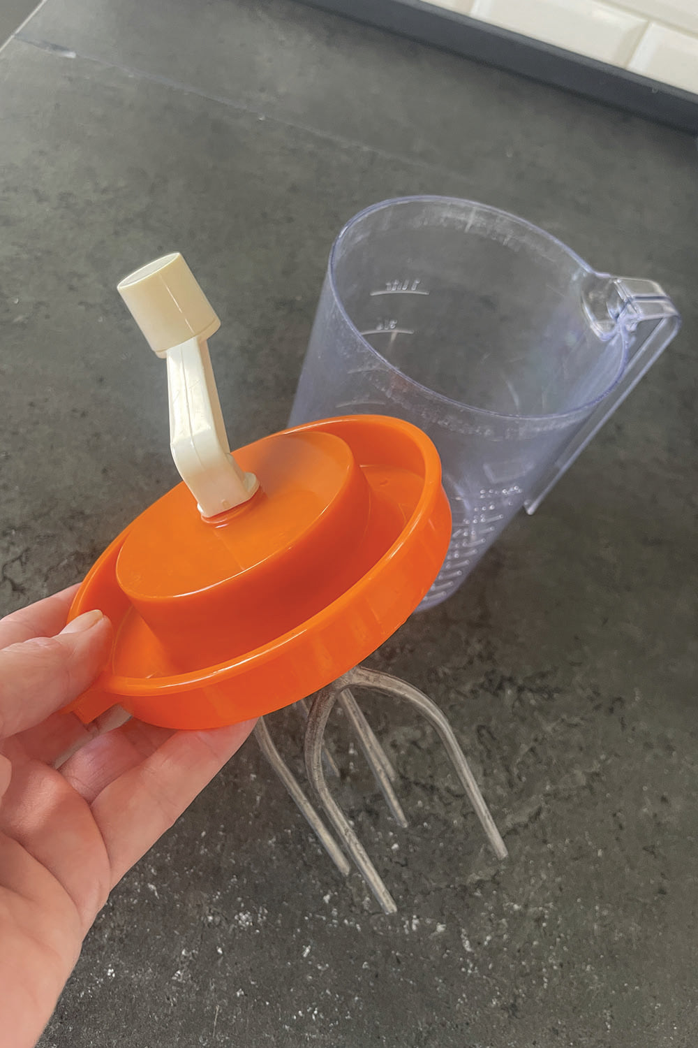 Batteur Cuisine Vintage Orange