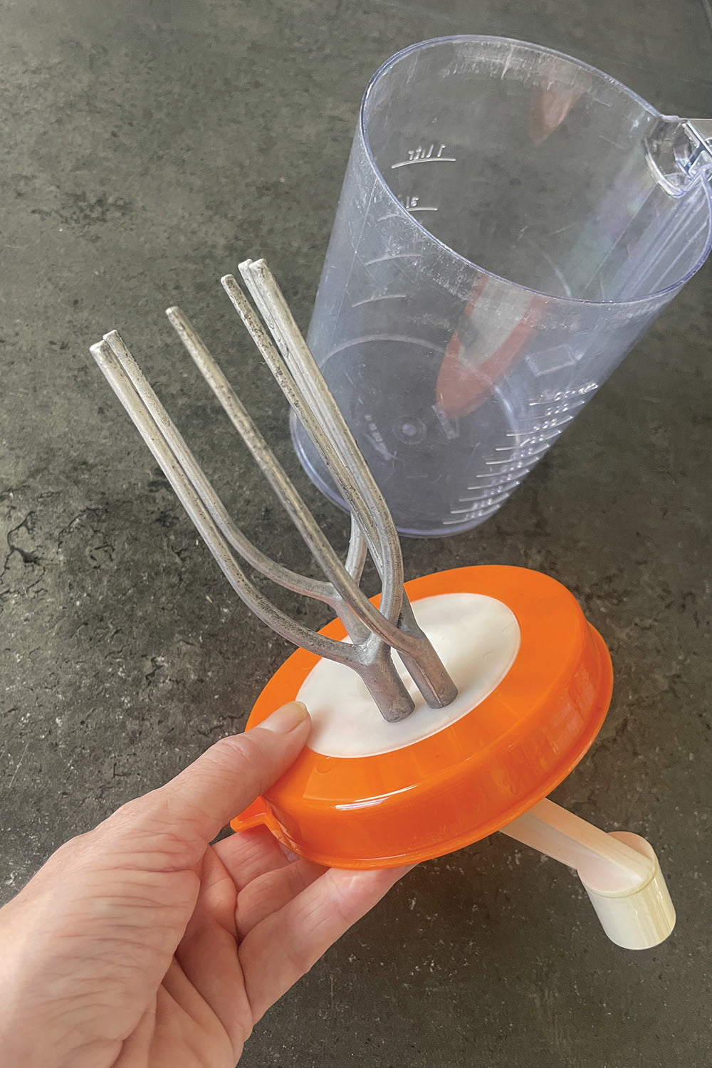 Batteur Cuisine Vintage Orange