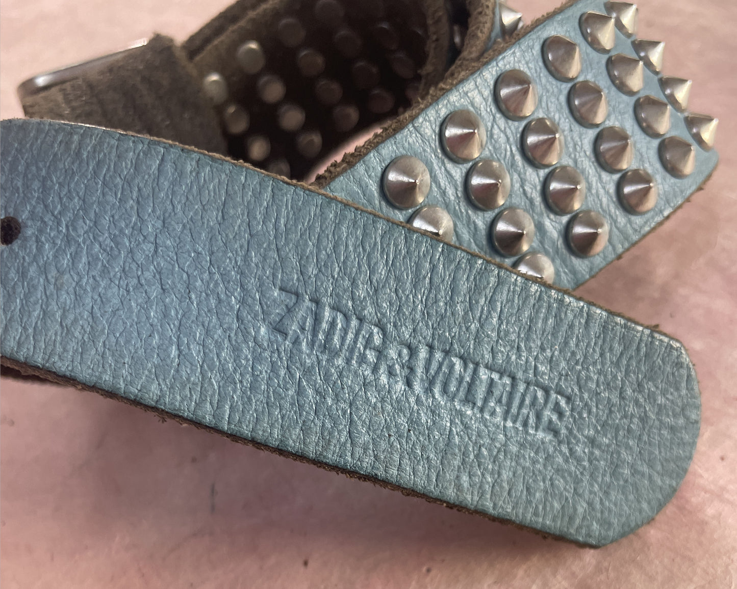 Ceinture cloutée Zazig et Voltaire
